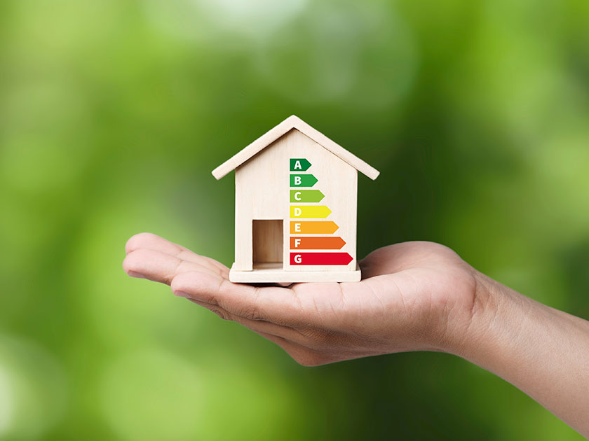 EPC Graph wooden house